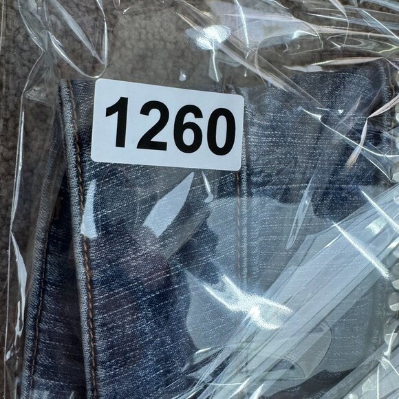 Cache Vintage Y2K 90s Denim Jean Shorts Double Button Festival‎ Studded Size 6 - Picture 6 of 6